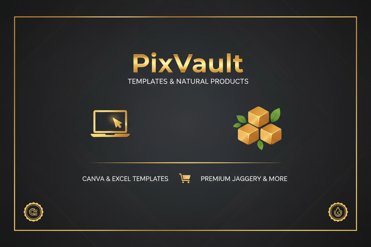 Canva & Excel Template Bundle